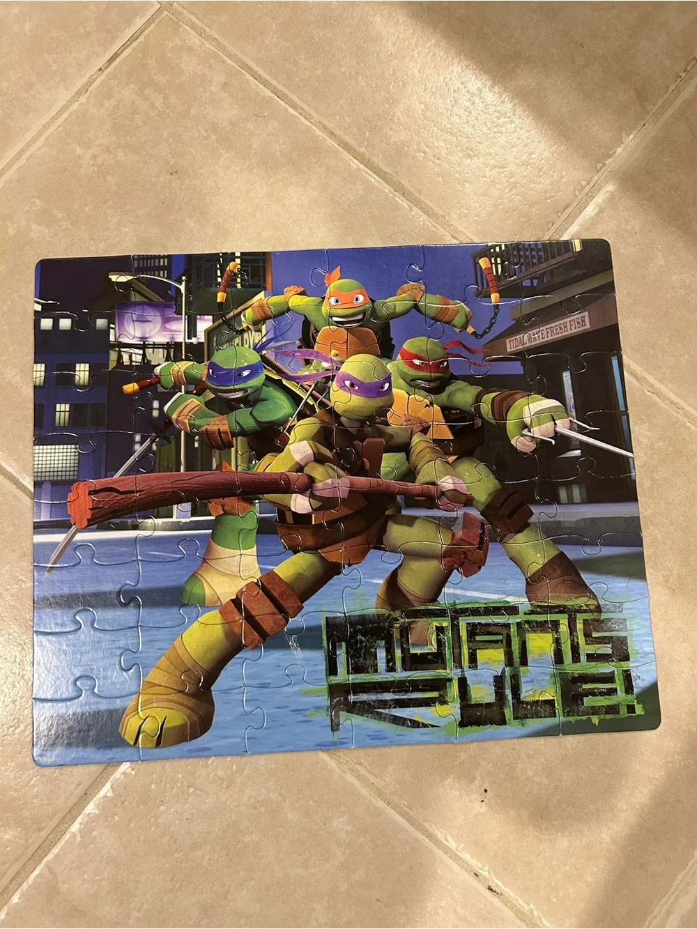 Teenage Mutant Ninja Turtles Coloring/Activity Book & Puzzle